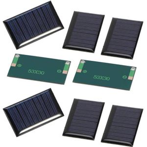 8Pcs 30MA 5V Mini Zonnepanelen Diy Solar Epoxy Plaat Elektrische Speelgoed Materialen Fotovoltaïsche Cellen Charger