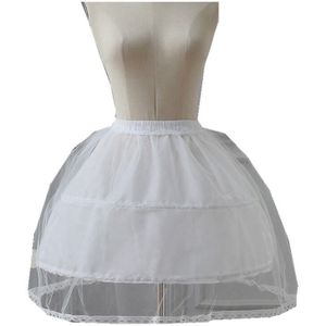 2 Hoepel Verstelbare Grootte Bloem Meisje Jurk Kinderen Little Kids Onderrok Wedding Crinoline Petticoat Taille 56-64 cm