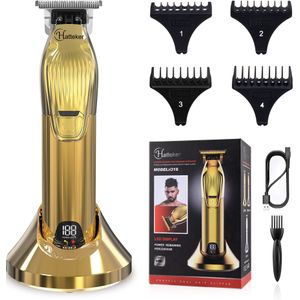 Hatteker Professionele Tondeuse Cordless Pro Li Waarin Trimmer T-Blade Haar Knippen Kit Kapper Baard Trimmer Kids Usb