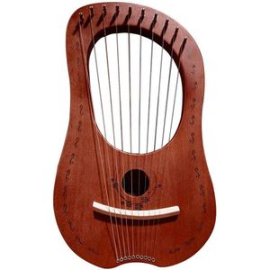 -Lier Harp 10 String Harp Draagbare Kleine Harp Met Duurzaam String Muziekinstrument Stabiele Geluidskwaliteit Harp