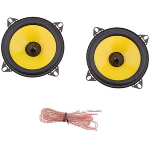 1 Paar 80W 2-Weg Auto Speaker Automobiel Coaxiale Luidsprekers