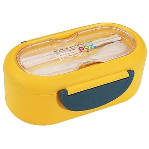 Lunchbox Magnetron Lekvrij Tarwe Stro Kantoor Servies Voedsel Opslag Container Kinderen Kids School Draagbare Bento Box Zak