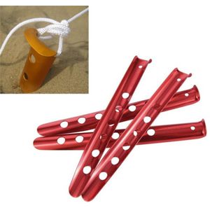 4Pcs 23Cm 31Cm Outdoor Aluminium U-Vormige Tent Nail Tent Stakes Sneeuw Peg Zand Peg Voor camping Wandelen Strand Tent Accessoires