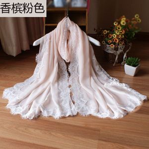 Lange Chiffon Bolero Stole Lace Edge Avondjurk Cape Wedding Sjaals Wraps Bridal Capes Vrouwen Bolero Mariage Partij Dames Sjaal