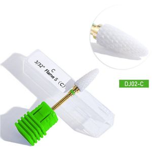 Frees Nail Gereedschap Elektrische Wit Manicure Keramische Slijpen Trimmer Nail Polijstmachine Slijpen Hoofd