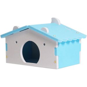 Hamster Huis Kooien voor Rat Muis Grappige Hamster Nest Villa Kleurrijke Houten Bed Huis