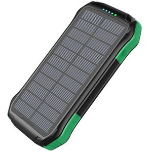 80000Mah Qi Draadloze Oplader Solar Power Bank 10W Voor Iphone Xiaomi Samsung Pd 18W Snelle Opladen Powerbank usb Type C Poverbank