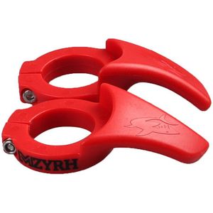 1 Paar (2 Stuks) mountainbike Rest Sub-Handvat Fiets Duim Kracht Grip Lichtgewicht Non-Slip Handvat Lock Ring Kit Fiets Accessoires