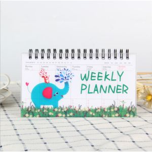 Kawaii Notebook Draagbare Agenda A6 Dagboek Journal Wekelijkse Maandelijkse Planner Schoolbenodigdheden Stationair Organizer Schema