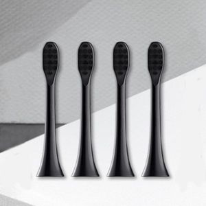 4Pcs/Aresh L1 Zwart Opzetborstel Elektrische Tandenborstel Sonische Tandenborstel 5 Modus IPX7 Borstel