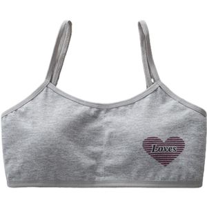 10-15 Jaar Oude Kinderen Ondergoed Beha Meisje Katoenen Kleding Leuke Hemdje Kinderen Vest Mode Hart Baby Beha Kids tank Top