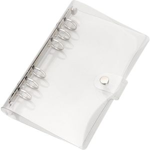 A5/A6/A7 Transparante Plastic Clip Bestandsmap Notebook Losbladige Ringband Planner Agenda Ontvangen Zak Kaart opslag