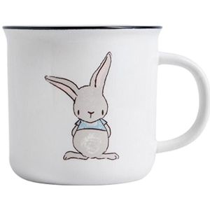 1Pc Cartoon Keramische Mok Leuke Bunny Patroon Drinkbeker Melk Koffie Mok Voor Home Office Keuken Drinkware Thee Melk bier Mok