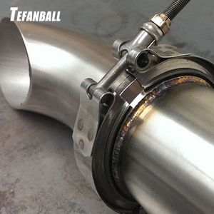2/2.5/3/3.5/4 Inch Man/Vrouw V-Band Klem Flens Kit Turbo Downpipe Wastegate V-Band Turbo Uitlaatpijpen auto Accessoires
