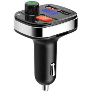 Auto Fm-zender MP3 Bluetooth 5.0 Speler Usb Autolader U Disk Lossless Muziek Stereo Bluetooth Car Kit Auto Elektronica