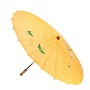 Chinese Stijl Olie Papier Paraplu Klassieke Zijden Doek Paraplu Decoratieve Oude Dans Paraplu Vrouwen Prestaties Decor Props