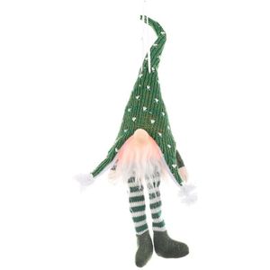Kerst Zweedse Gnome Kerstman Lange Been Hoed Pop Ornamenten Met Led Licht Opknoping Xmas Tree Home Party Decoratie