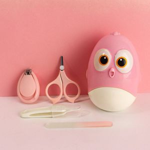 4 Stks/partij Nail Care Set Baby Gezondheidszorg Kit Pasgeboren Baby Nail Trimmer Cartoon Veilig Nail Care Tools Manicure Snijders voor Pasgeborenen