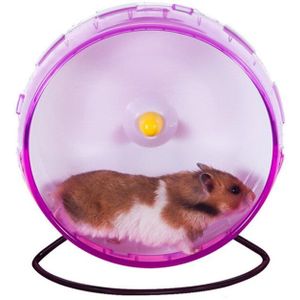21 Cm Grote Stille Hamster Chinchilla Running Oefening Wiel Rack Hamster Cavia Sport Ballen Speelgoed Hamster Accessoires