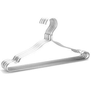 10 stks/partij 42 cm Kleerhanger Duurzaam Antideformation Non-slip Aluminium Closet Volwassen Rok Jurk Handdoek Opslag hangers