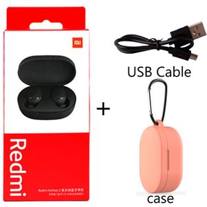 Originele Xiaomi Redmi Airdots 2 Draadloze Bluetooth 5.0 Tws Oortelefoon Headset Links Rechts Lage Lag Modus