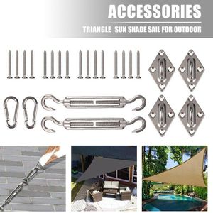 185GSM Hdpe Zonnescherm Zeil 2X3M Rechthoek 3X3X3M Ttriangle 95% Uv Blok zonnescherm Netto Tent Outdoor Patio Tuin Met Hardware Kit