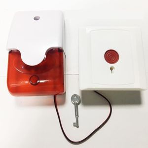 5 V 103 Emmergency Alarm kit Wired Strobe Sirene Duurzaam Geluid rood Blauw Oranje Wit Knipperlicht voor Home Security Alarm systeem