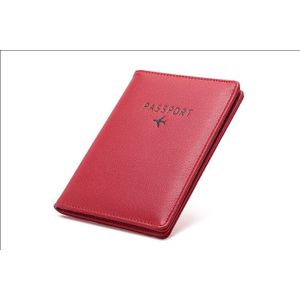 Multifunctionele Mannen Zakelijke Lucht Paspoort Portemonnee Vrouwen Zachte Lederen Paspoorthouder Cover Rfid Credit Card Holder Purse 7 kleuren