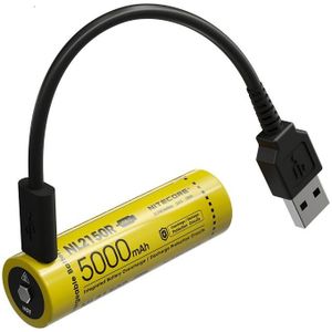 Nitecore NL2150R 5000 Mah USB-C Oplaadbare 21700 Batterij
