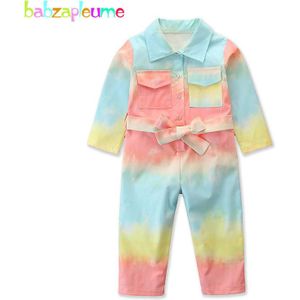 Lente Herfst Kinderen Kleding Mode Afdrukken Katoen Losse Meisjes Jumpsuit Peuter Rompertjes Kinderen Overalls Baby Kleding BC2028