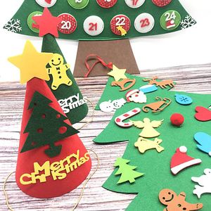 Kerst Komst Kalenders Grote Vilt Kerstboom Countdown Kalender Hanger Voor Xmas Jaar Woondecoratie