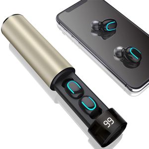 Tws Draadloze Oordopjes 3D Stereo Mini Bluetooth Oortelefoon 5.0 Met Dual Mic Sport Waterdichte Oordopjes Auto Pairing Headset