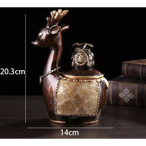 Europese Hars Tandenstoker Houder Retro Decoratieve Tandenstokers Dispenser Woonkamer Desktop Wattenstaafje Doos Thuis Decoratie