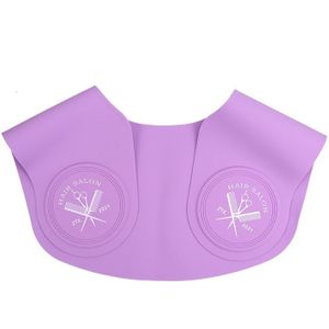 Haar Snijden Kraag Siliconen Sjaal Haarverf Hals Kraag Cape Professionele Kapper Cape Siliconen Kapsel Sjaal Verven Cutting Pad