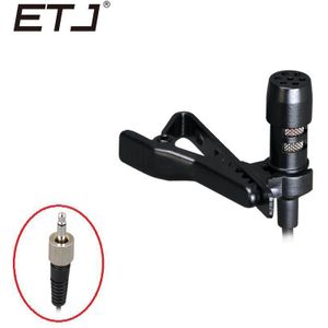 Etj Mini Xlr Clip-On Lavalier Microfoon Wired Condensator Omnidirectionele Revers Microfoon Met 3.5Mm Jack 3 Pin 4 Pin 510