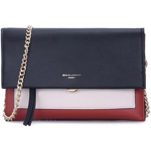 David Jones Vrouwen Handtas Faux Leer Vrouwelijke Crossbody Tassen Kleine Dame Keten Schoudertas Meisje Messenger Bag