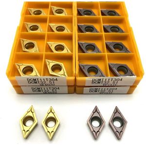 DCMT11T304 DCMT11T308 Carbide Insert Interne Draaigereedschap Cnc Snijgereedschap Dcmt 11T304 Dcmt 11T308 Draaibank Gereedschap Draaien Insert