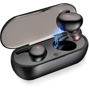 Tws Draadloze Bluetooth 5.0 Smart Vingerafdruk Touch Oordopjes Met Microfoon Noise Cancelling Sport Hoofdtelefoon Met Opladen Doos
