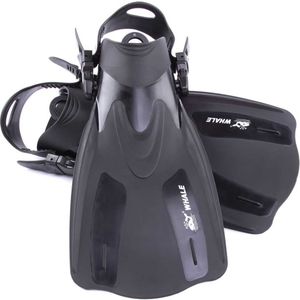 WALVIS FN-200 Zwemmen Vinnen Volwassen Korte Scuba Snorkelen Schoenen Zwemmen Vinnen Trek Voet Flipper Duiken Flippers Duiken Vinnen met Hak