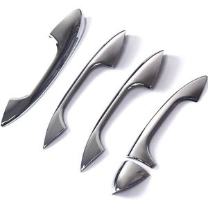 Chrome Carbon Fiber Deurgreep Cover Voor Mercedes Benz C Klasse W205 Glc X253 E Klasse W213 Lhd Auto Styling accessoires Stickers