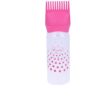 3 Kleuren Shampoo Plastic Fles Olie Kam Applicator Flessen Grote Capaciteit Doseren Salon Haarkleuring Styling Accessoires