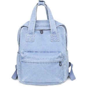 Casual Vrouwelijke Rugzak Denim School Rugzak College Tiener Meisje Schooltassen Vrouwen Student Rugzak