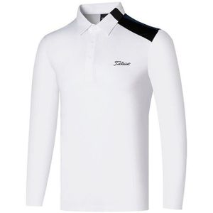 Mannen Golf Shirt Herfst Winter Sport Golf Kleding T-shirt Lange Mouw Dikke Warme Polo-Shirt Voor Mannen 골프웨��어
