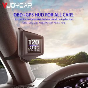 Vjoy Collectie Hud OBD2 Gps Head Up Display Digitale Auto Boordcomputer Snelheid Rpm Olie Consuption Auto Display Gps snelheidsmeter