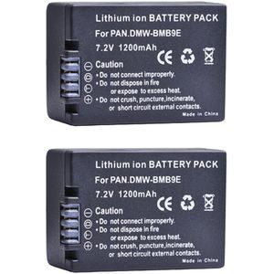 DMW-BMB9 DMW-BMB9E Batterij &amp; Led Charger Voor Panasonic Lumix Dmc FZ40K FZ45K FZ47K FZ48K FZ60 FZ70 FZ100 FZ150 DMWBMB9