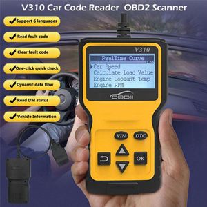 Auto Fault Code Reader Motor Controleren V310 OBD2 Scanner Diagnostic Tool Foxwell UK