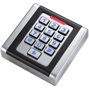 Professionele Metalen Rfid Keyboard Access Control Keypad Standalone 2000 Gebruikers Backlight + 10 Fobs