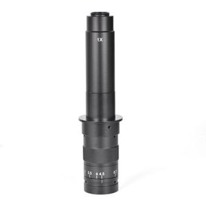 Retail Verstelbare 300X Zoom C-Mount Lens 0.7X-4.5X Vergroting Voor Hdmi Usb Industrie Video Microscoop Camera Oculair magnifie