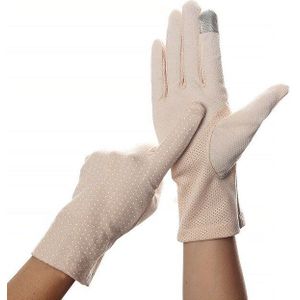 Vrouwen Rijden Handschoenen Zomer Herfst Zonnebrandcrème Anti Uv Stretch Handschoenen Touch Screen Antislip Ademend Handschoen Outdoor Guantes