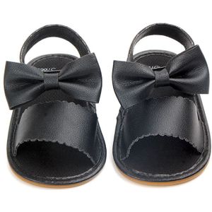 Zomer Baby Schoenen Rubberen Zool Pu Lederen Sandalen Kwastje Met Boog Baby Girl Sandalen Rubber Bottom Peuter Mocassins